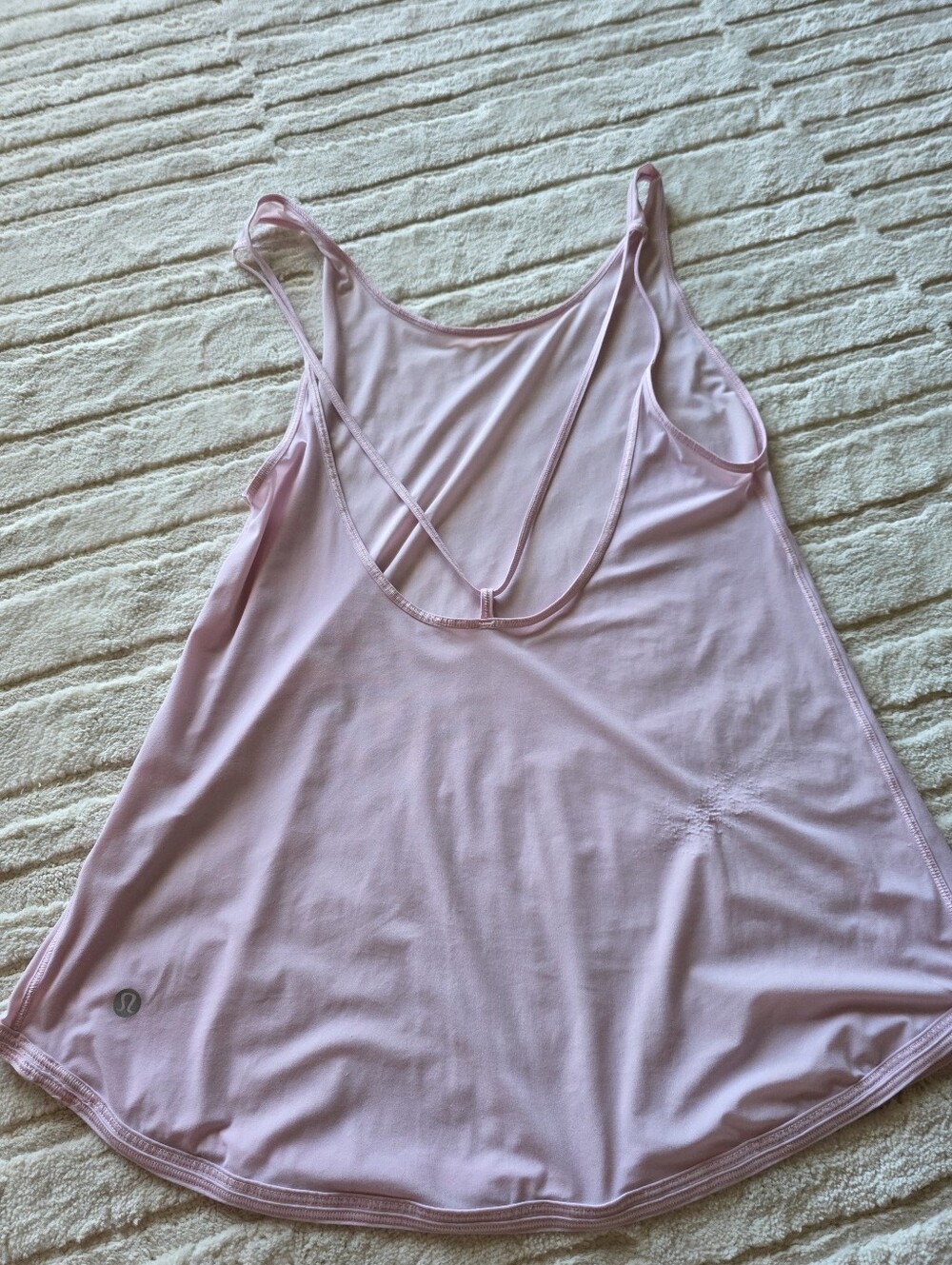Lululemon Light Cool Pink Strappy Tank